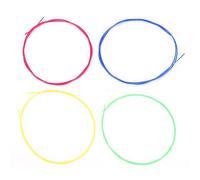 4PCS Ukulele Strings A E C G Colorful Nylon Smooth Play for Beginners Concert Ukulele