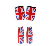 4pcs Union Jack UK Flag Beer Bottle Can Cooler Sleeve Holder Neoprene Insulated British Pride Party Supplies