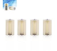 4pcs Universal 3 AA to D Size Cell Parallel Battery Conversion Adapter Holder Switcher Converter Cases Box White