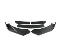 4PCS Universal Adjustable Car Front Bumper Lip Body Kit Spoiler Canard Splitter Diffuser For Mercedes For Benz(5PC Carbon fiber)