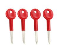 4PCS Universal Brass Star Bolt Keys 80mm - Spare Security Rack Bolt Keys with 30mm Key Length for Fire Doors, Pipe Well, Hydrant, Window Locks, and Latches - Key Tool for Home & Industrial Use