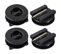 4PCS Universal Car Floor Mat Anti-Slip Fixing Clips, ABS Durable Locking Fastener Buckle Set for Securing Carpet Foot Pad, Easy Installation for Most Vehicles