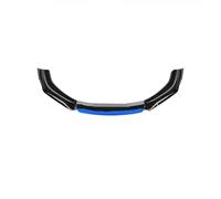 4PCS Universal Car Front Bumper Lip Body Kit Splitter Spoiler Diffuser Protector Accessories Protection Splitter Body Kit(Black Blue Head)