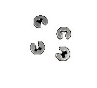 4pcs Universal Carburetor Main Jets Clips Compatible With Motorcycle Carburetor Modification and Maintenance(A 4PCS)