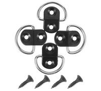 4pcs Universal Cargo Tie Down Anchors Iron PP Hooks for Car Trunk | Secures luggage nets, quick to install, adjustable storage layout, for trunk use