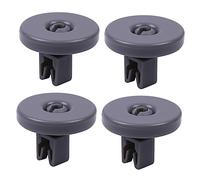 4pcs Universal Dishwasher Lower Rack Wheel Rollers Abs | Replacement Parts, Simple to Install, Safe Use, for Dishwasher Basket Support