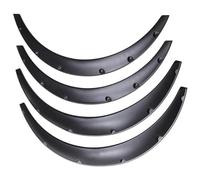 4Pcs Universal Flexible Car Mudguards Mud Flaps Fender Flares Extra Wide Body Wheel Arches Eyebrows Car Wheel Arch Guard