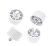 4pcs Universal Footing With Height Adjustable Screw 8 * 10 mm Fridge Freezer Bottom Stand Moisture-proof Table Chair Leg Holder