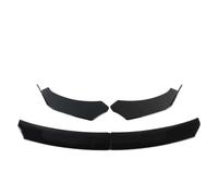 4PCS Universal Front Bumper Lip Chin Spoiler Splitter Body Compatible With Various Cars Gloss Black Finish