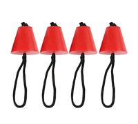 4Pcs Universal Inflatable Boat Drain Hole Silica Gel Scupper Plugs, Kayak Scupper Plug Kit with Lanyard for Most Kayaks and Canoes, Waterproof Drain Hole Stopper