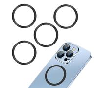4PCS Universal Metal Ring Sticker,for MagSafe Ring Magnet Compatiable with MagSafe Wireless Charger/Car Holder for iPhone 17/16/15/14/13/12 Series, Galaxy, Android Accessories