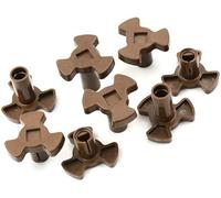 4Pcs Universal Microwave Oven Turntable Coupler x 4 (Stainless Steel) Microwave Accessories(L)