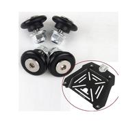 4Pcs Universal Motorcycle Rear Luggage Case Tail Top Toolbox Helmet Trunk Holder Bracket Base Plate Bushing Pad Buckle Spacers