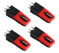 4pcs Universal Record Player Cartridge, Turntable Cartridges Replacement Diamond Stylus Needle Record Player Needle for Vinyl Record Player, LP Phonograph, Victrola, ION, Crosley