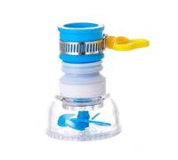 4PCS Universal Rotation Faucet Bubbler Swivel Water Saving Economizer Head Shower Kitchen Nozzle Adapter Sink Accessories for Kitchen(Blue)