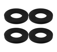 4pcs Universal Rubber Shock Absorber Bushing for Car Top Mount Tower | Black Damping Buffer Cushion, Reduces Vibrations and Noise, Easy Installation for Vehicle Suspension Use