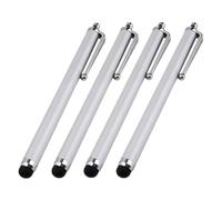 4pcs Universal Touch Screen Stylus High Sensitivity Capacitive Pen Silver