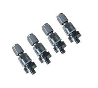 4pcs Universally Short Tire Valves Stem with TPMS Function for Car Enhancing Driving Reliably Pressure Measurement All Season Tire Pressure Valves