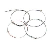 4pcs Universals 3/4 & / Violin Strings Replacement Steel Cores String Instrument Accessory Rustproof Violin Strings Set Replacement for Beginners