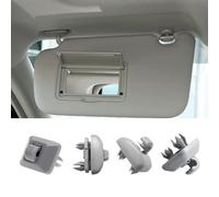 4PCS Upgraded Interior Visor Holder Hooks, Replacement for Audi A1 A3 A4 A5 Q3 Q5 S3 S4 S5 TT, OEM 8U0857562A, Durable and Easy to Install Car Sun Visor Clips, Gray