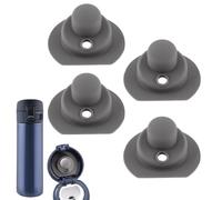 4pcs Upper Lid Cover Topper Gasket Replacement for Zojirushi Mug Cap Top 16oz 12oz, Silicone Lid Stopper Seal Ring Parts Accessories Compatible with SM-K Series Water Bottle, BPA Free