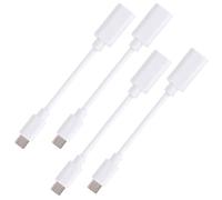 4pcs USB-C to Micro USB Adapter Cable for Eufy Outdoor Camera & Solar Panel