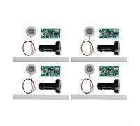 4PCS USB Humidifier Module Circuit Board 5V Atomization Plate with 5µm Ultra-Fine Sprays 740 Dense Apertures Piezoelectric Stainless Steel Sheet for DIY Mist Maker Perfume Atomizer