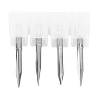 4Pcs V - Shaped Carving Cutter, Tungsten Steel Engraving Bit Set, 15° 20° 25° 30° Precision Milling Cutters with 0.3mm Tip, for Grinder, High Hardness & Burr - Free Metal Engraving