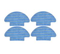 4PCS Vacuum Mop Cloth Soft Fiber Replacement Pads Anti Shedding High Absorption Robot Cleaner Cloth for Conga 950 TAB T550WSC TAB T560H 31x18cm