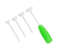 4PCS Veggie Corkscrew Replaceable Vegetable Spiral Cutter Digging Tool with Replaceable Head Kitchen Gadget (Bagged)