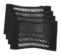 4pcs Vehicle Net Oxford Cloth Double Layer Trunk Cargo Organizer