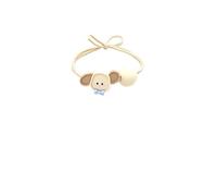 4pcs Versatile Kitten Hair Loops for Girls - Small Rubber Bands for Daily Use, Perfect Headbands for Students(Yellow)