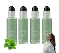 4PCS Vertigo Ease Roll On, Natural Vertigo and Nausea Relief Roll-On,Dizzy Relief for Daily Care, Natural Ingredients Can Quickly Relieve Dizziness,Rebalance Your Body