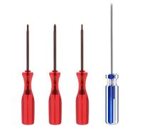 4Pcs Video Game Repair Kit, Triwing (Y) 1.5 2.5 3.0 and Phillips PH00 Screwdriver Set Tri-Point Tip Screwdriver Set with Plastic Handle Repair Tool for Switch Wii Electronics Eyeglasses Computer Toy