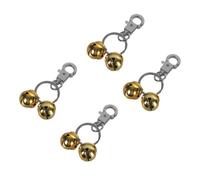 4pcs Vintage Brasses Clatter Bells Loud Brasses Cats Bells Small Brasses Collar Bells Dog Collar Accessories
