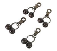 4pcs Vintage Brasses Clatter Bells Loud Brasses Cats Bells Small Brasses Collar Bells Dog Collar Accessories