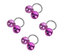 4pcs Vintage Brasses Clatter Bells Loud Brasses Cats Bells Small Collar Bells