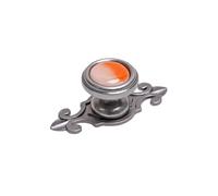 4pcs Vintage Chinese Ceramic Cabinet Knobs with Base Drawer Pulls Hardware