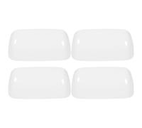 4pcs Vintage Retro Bankers Lamp Shade Replacement White PP