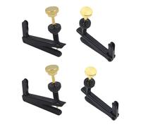 4Pcs Violin Fine Tuner Fiddle String Adjuster Spinner Tuning Screw Metal String Adjusters Easy To Installation