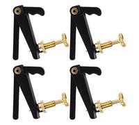 4Pcs Violin Fine Tuners Metal String Adjuster Fine Tuner Replacement Musical Accessories for 3/4 4/4 Violin