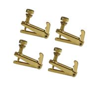 4Pcs Violin Fine Tuners Violin Finger Guides Fine Tuners Full Size Violin Tuner Standard 4/4-3/4 Size Adjuster Parts