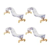4PCS Violin Shoulder Rest Crystal 4/4 3/4 Acoustic Parts Accessories For Beginner Players Violin accessories kit