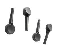 4Pcs Violin Tuning Peg Portable Fine Appearance Wood Violin Peg Replacement Black (M00592)