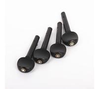 4pcs Violin Tuning Pegs, Ebony Wood Violin Pegs, Violins Replacement Accessories for 4/4 3/4 1/2 1/4 1/8 Violins(1/2)