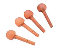 4PCS Violin Tuning Pegs, Jujube Wood 4/4 Violin Fiddle Tuning Peg Set Replacement Instrument Accessory