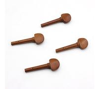 4pcs Violin Tuning Pegs Set Jujube Wood Fiddle Tuning Peg with Nature Color Design for 4/4 Acoustic Violin Fiddle Accessories