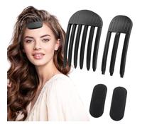 4PCS Volumizing Hair Clips, Hair Volume Clip for Fluffy Bangs, Root Clips for Curly Hair Volume Easy High Crown Volumizer Tool for a Natural Puffy Lazy and Seamless Hairstyle Without Damaging Hair