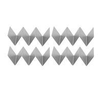 4Pcs W - Shape Stainless Steel Taco Holders, Taco Stand and Pancake Stand, Upright Taco Rack for Grilling Heating Leftovers, Dishwasher Safe Kitchen Tool for Restaurant