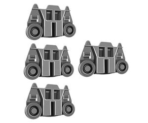 4Pcs W10195417 Dishwasher Rack Wheel Set Heavy Duty Dishwasher Rack Roller For AP4538395 PS2579553 WPW10195417 Wheel Replacement